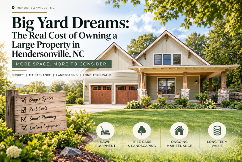 Big Yard Dreams The Real Cost of Owning a Large Property in Hendersonville, NC